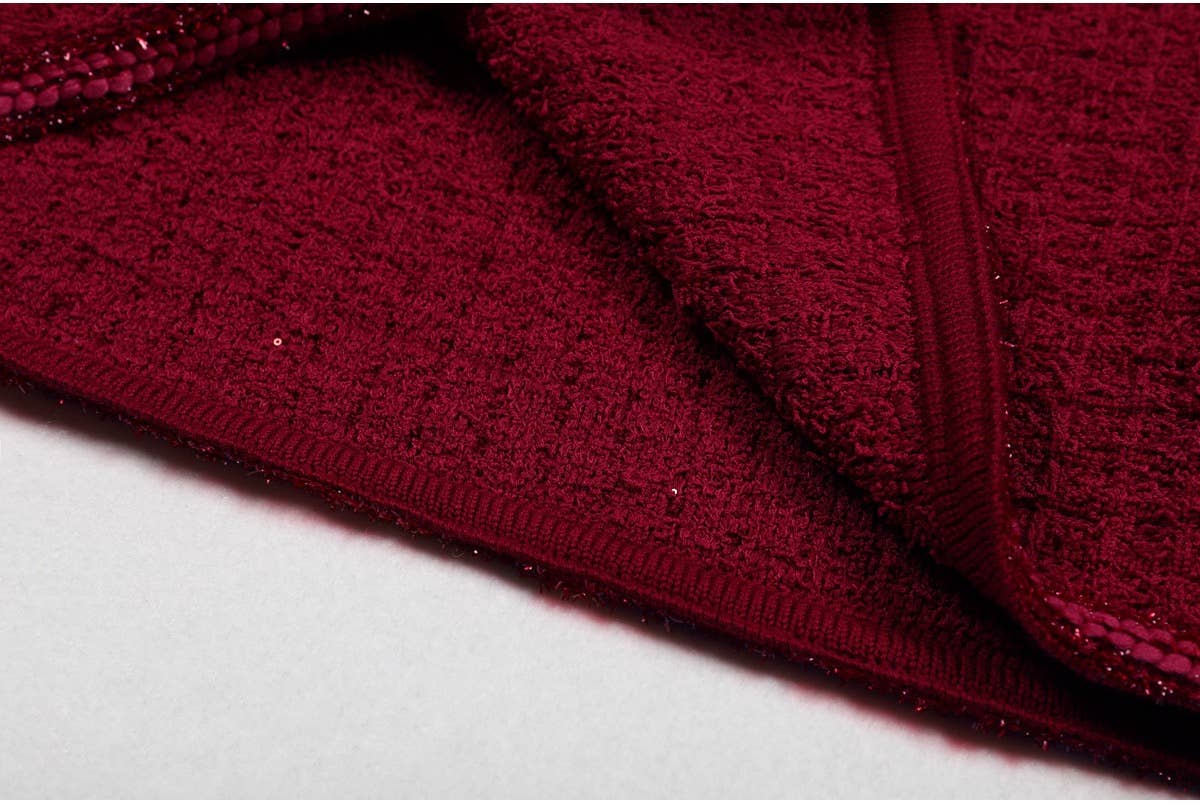 Elegante Gebreide Slim Fit Pailletten Jurk met Lange Mouwen