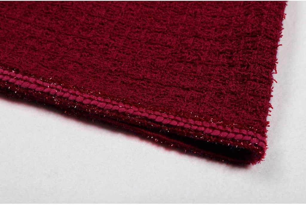 Elegante Gebreide Slim Fit Pailletten Jurk met Lange Mouwen