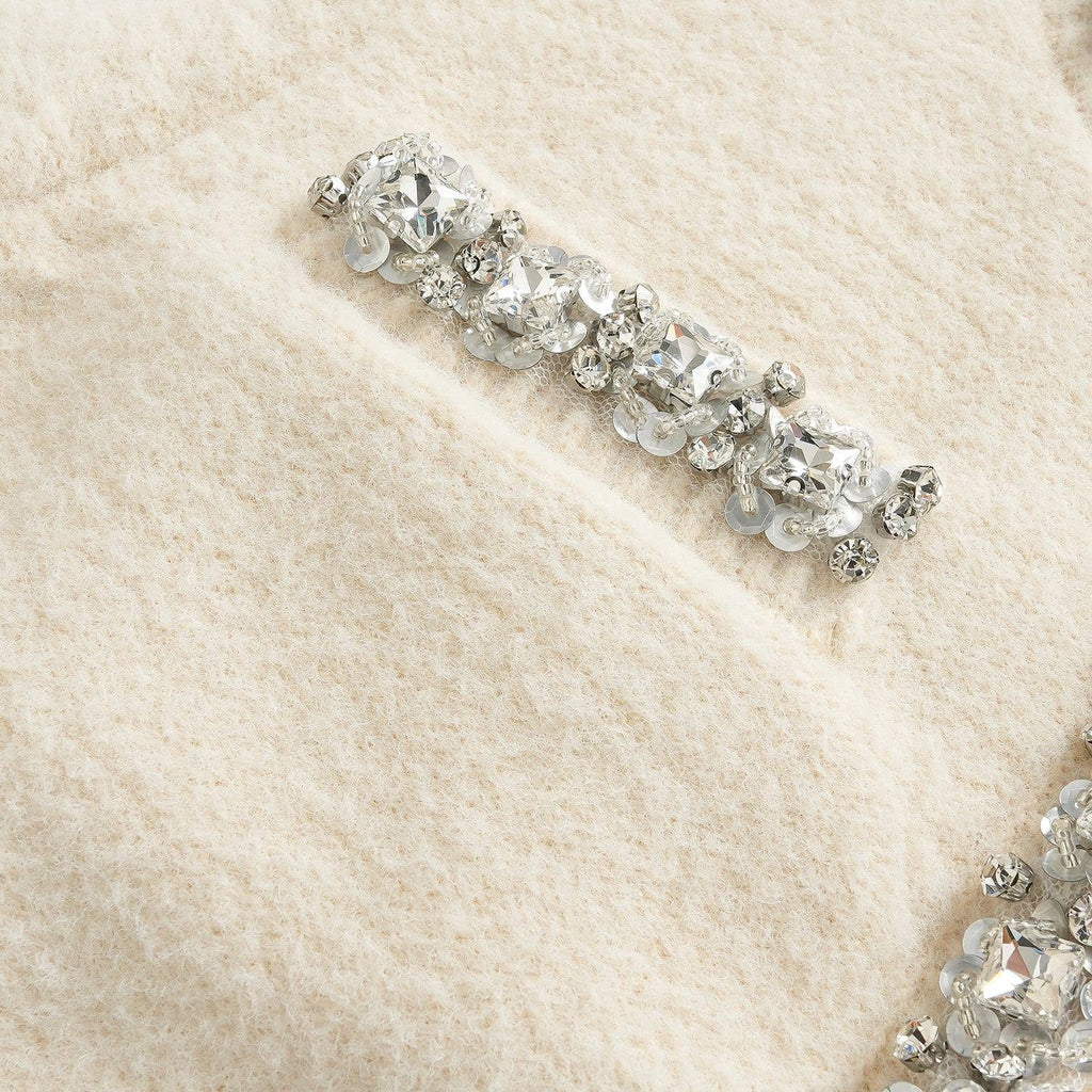 Handgebreid Vest met Kralen