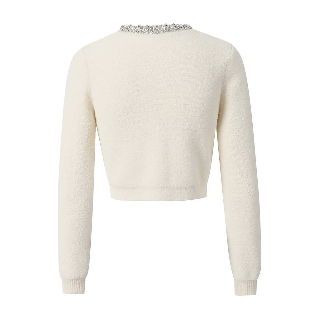 Handgebreid Vest met Kralen